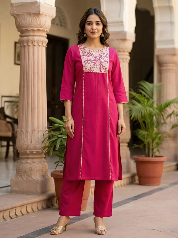 AM_Style_Rich_Rani_Pink_with_Printed_Neck_Detailing_