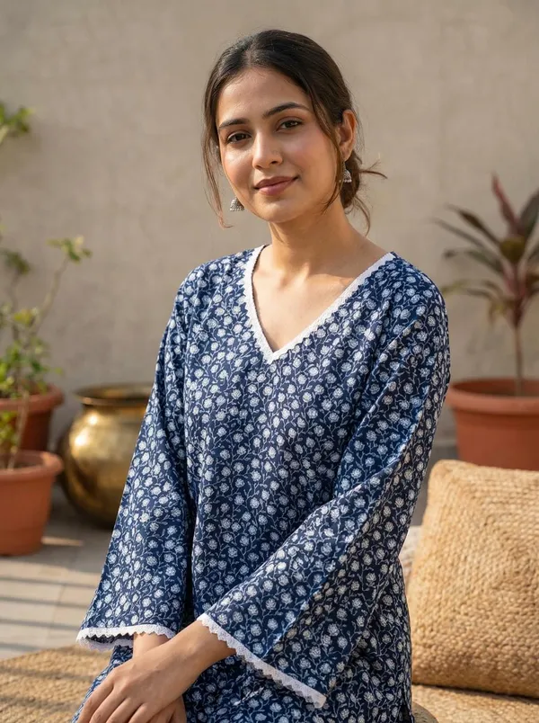 AM_Style_printed_Blue_Kurti