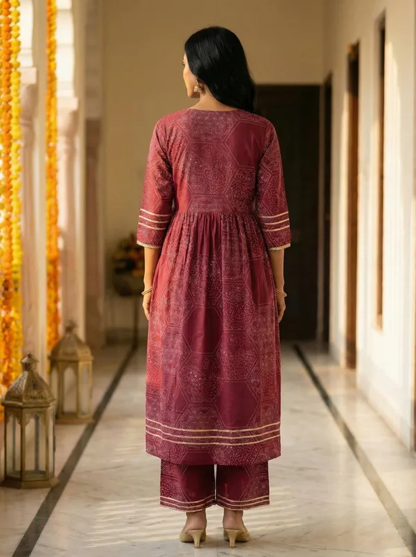 AM_Style_wine_printed_Anarkali_Kurti_with_palazzo_