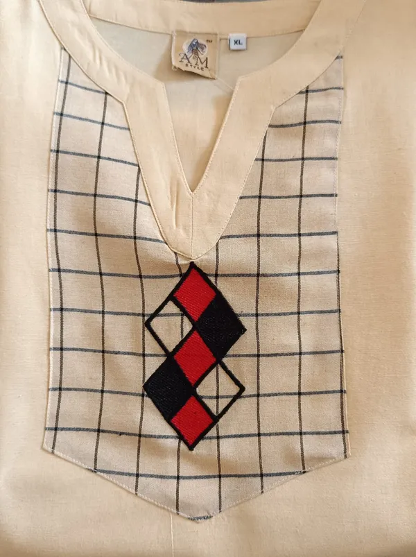Off_White_Handloom_Cotton_Hand_Embroidered_Kurta_For_Women_&_Girls