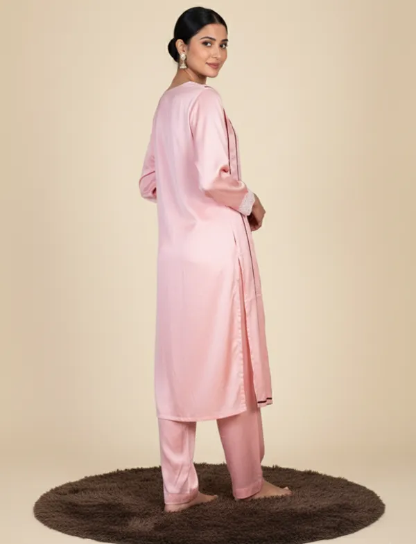 Pink_&_Red_Modal_Silk_Hand_Embroidered_Kurta_&_Dupatta_For_Women_&_Girls