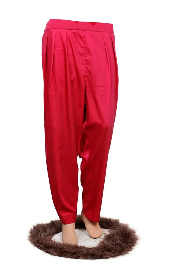 Red_Cotton_Kurta,_Pant_&_Dupatta_Set_For_Women_&_Girls