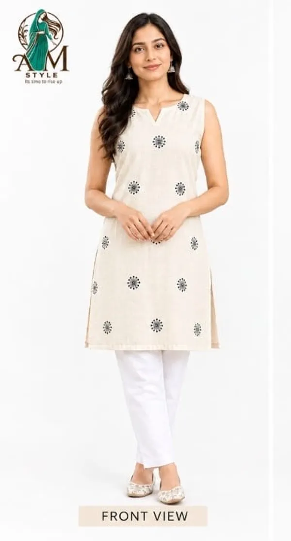 Women_Embroidery_Straight_Premium_Kurta