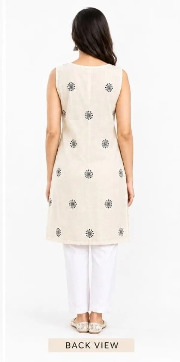 Women_Embroidery_Straight_Premium_Kurta