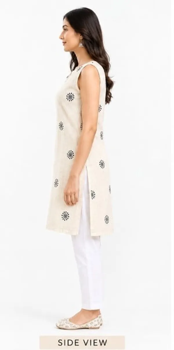 Women_Embroidery_Straight_Premium_Kurta