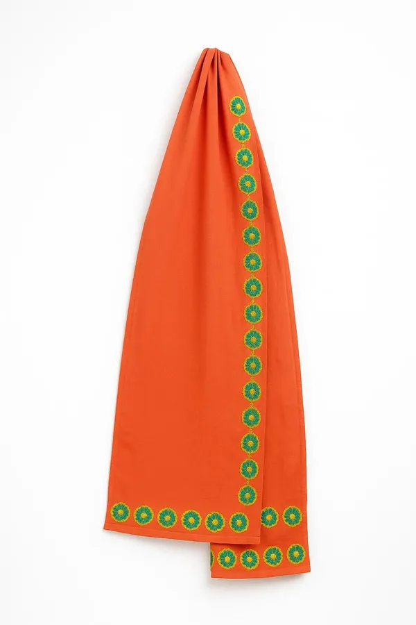 Rusty_Brown_Hand_Embroidered_Cotton_Kurta,_Pant_&_Dupatta_Set_For_Women_&_Girls