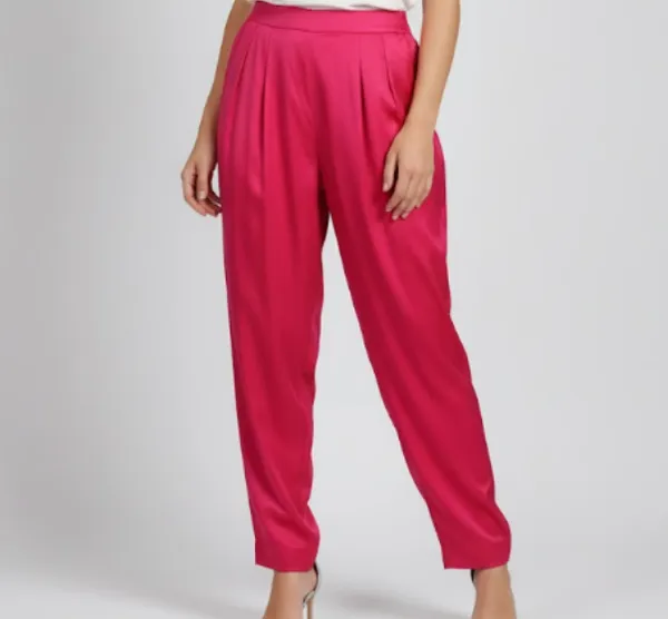 Red_Cotton_Pant_For_Women_&_Girls