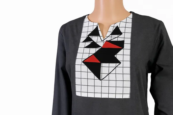 Black_Handloom_Cotton_Designer_Kurti_For_Women_&_Girls