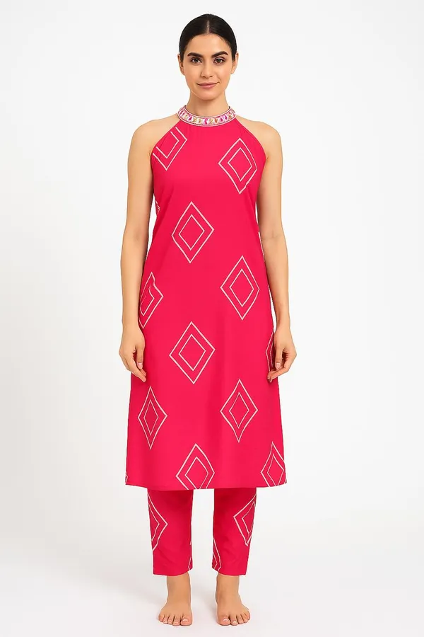 Pink_Cotton_Kurta_&_Dupatta_For_Women_&_Girls