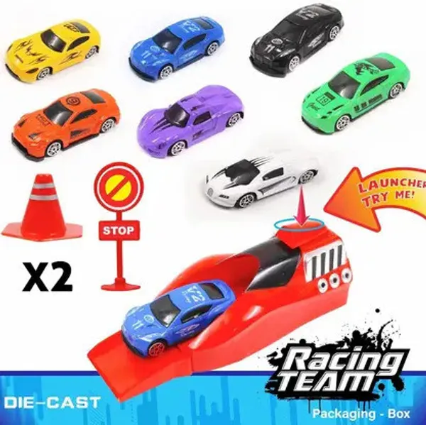 1:64_Rapid_Launcher_Cars_Play_Set_Toys_Car_Launcher_With_7Pcs_Die_Cast_Toys