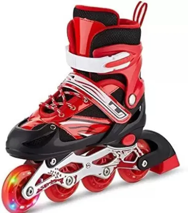 Red_Adjustable_Aluminium_In-line_Skates_-_Size_8_TO_14_UK