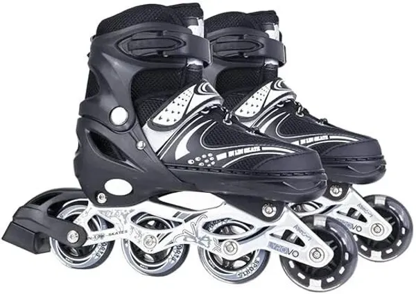 Black_HHS_SPORTS_3_in_1_Convertible,_Adjustable_Skates_RollerSkates_In-line_Skates_-_Size_7-9_UK