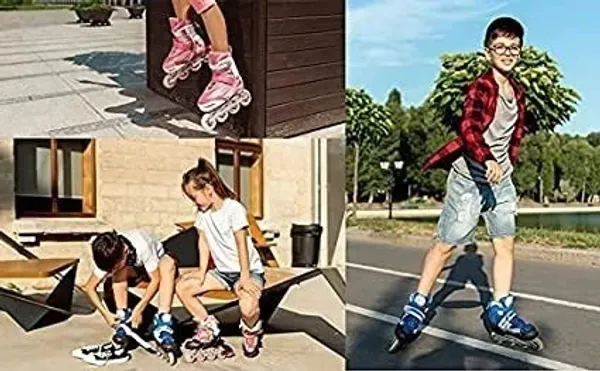 Pink_Inline_Skates_Adult_Adjustable_Beginner_Skating_Shoes_Skates_with_LED_Flash_Quad_Roller_Skates_-_Size_NA_UK