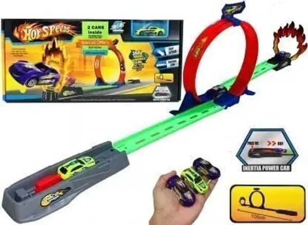 A_Perfect_Care_Launch_And_Go_Tracktoy_Car_With_1+2_Mini_Cars