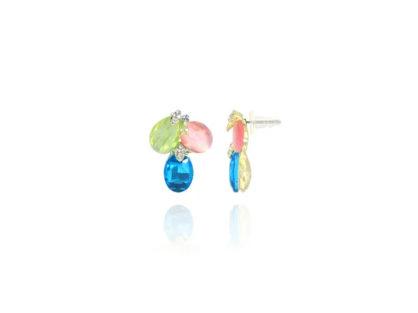 Multicolor_Stainless_Steel_18-Carat_Gold_Polish_Tropical_Luxe_Gem_Set_For_Women
