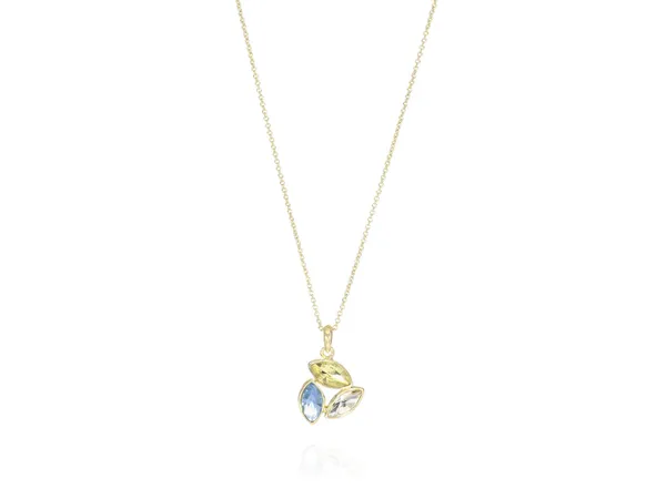 Multicolor_Stainless_Steel_18-Carat_Gold_Polish_Crystal_Leaf_Glow_Set_For_Women