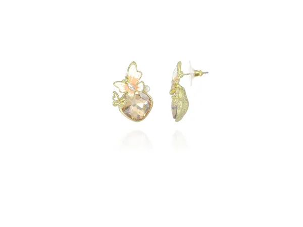Multicolor_Stainless_Steel_18-Carat_Gold_Polish_Golden_Butterfly_Pendant_Set_For_Women