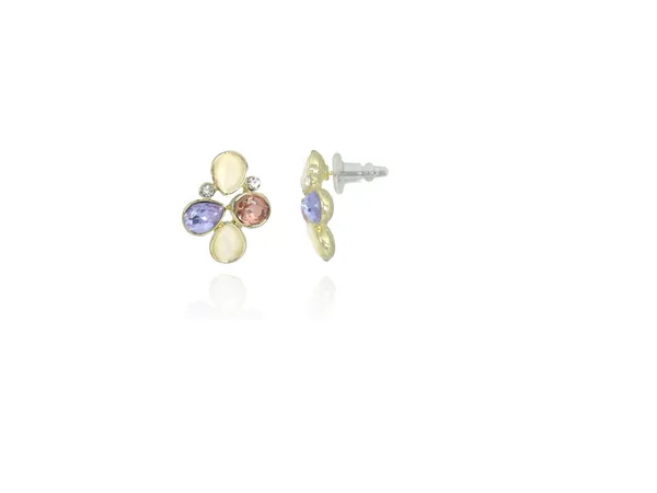 Multicolor_Stainless_Steel_18-Carat_Gold_Polish_Sunset_Bloom_Pendant_Set_For_Women