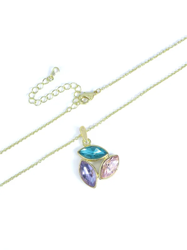 Multicolor_Stainless_Steel_18-Carat_Gold_Polish_Pastel_Trio_Pendant_Set_For_Women