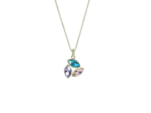 Multicolor_Stainless_Steel_18-Carat_Gold_Polish_Pastel_Trio_Pendant_Set_For_Women