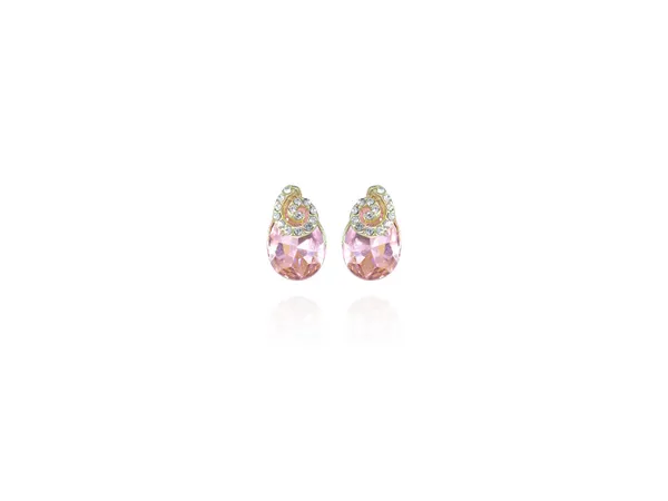 Multicolor_Stainless_Steel_18-Carat_Gold_Polish_Ros��_Swirl_Pendant_Set_For_Women