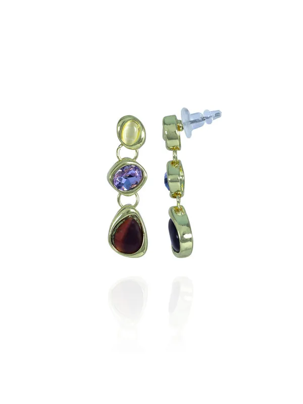 Multicolor_Stainless_Steel_18-Carat_Gold_Polish_Twilight_Drops_Pendant_Set_For_Women