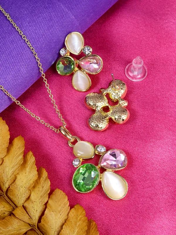 Multicolor_Stainless_Steel_18-Carat_Gold_Polish_Pastel_Trio_Set_For_Women