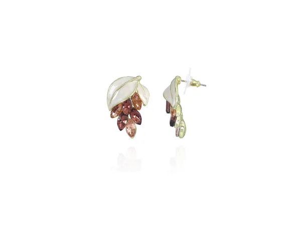 Multicolor_Stainless_Steel_18-Carat_Gold_Polish_Autumn_Leaf_Cascade_Set_For_Women