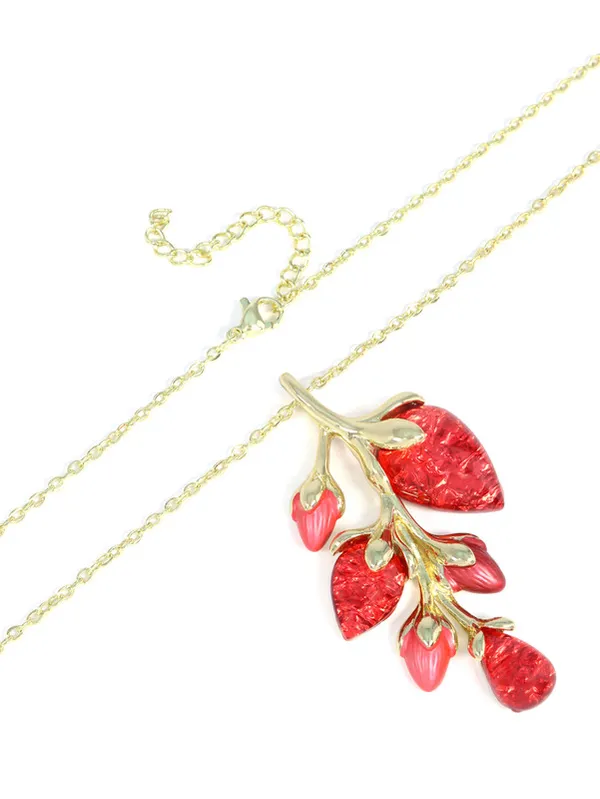 Multicolor_Stainless_Steel_18-Carat_Gold_Polish_Crimson_Bloom_Set_For_Women
