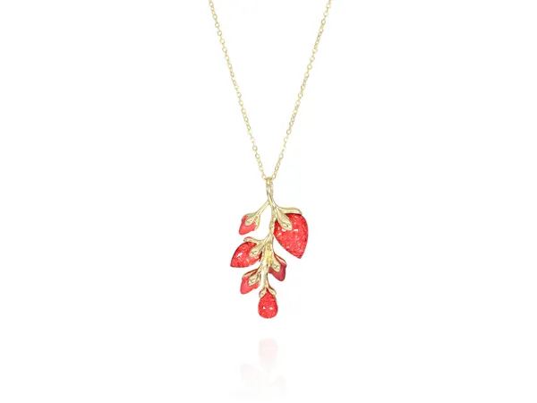 Multicolor_Stainless_Steel_18-Carat_Gold_Polish_Crimson_Bloom_Set_For_Women