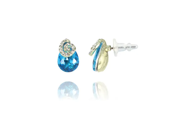 Multicolor_Stainless_Steel_18-Carat_Gold_Polish_Aqua_Sparkle_Set_For_Women