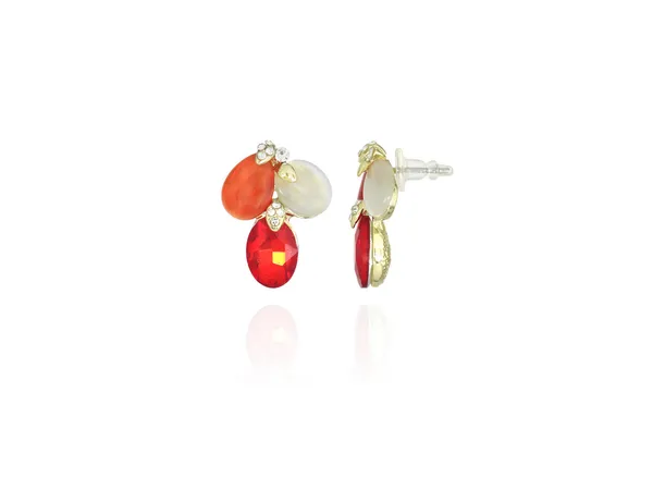 Multicolor_Stainless_Steel_18-Carat_Gold_Polish_Sunset_Teardrop_Set_For_Women