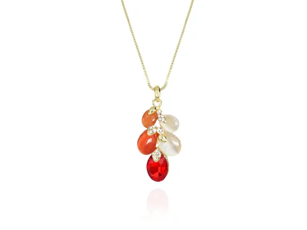 Multicolor_Stainless_Steel_18-Carat_Gold_Polish_Sunset_Teardrop_Set_For_Women