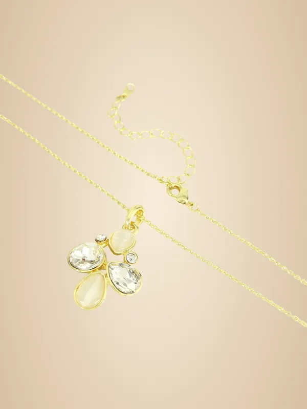 Multicolor_Stainless_Steel_18-Carat_Gold_Polish_Petal_Glow_Set_For_Women
