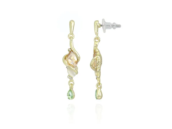 Multicolor_Stainless_Steel_18-Carat_Gold_Polish_Olive_Twist_Set_For_Women