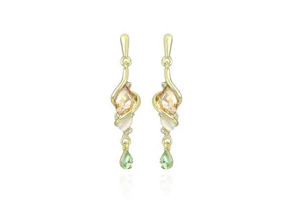 Multicolor_Stainless_Steel_18-Carat_Gold_Polish_Olive_Twist_Set_For_Women