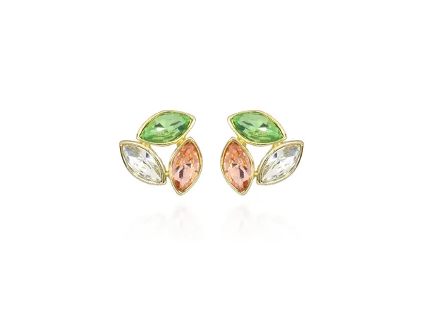 Multicolor_Stainless_Steel_18-Carat_Gold_Polish_Pastel_Marquise_Set_For_Women