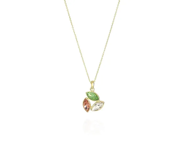 Multicolor_Stainless_Steel_18-Carat_Gold_Polish_Pastel_Marquise_Set_For_Women