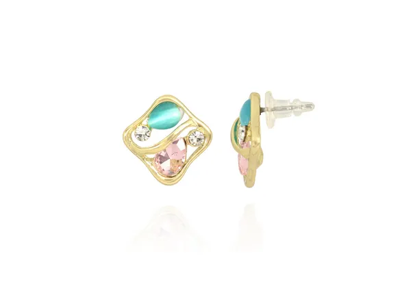 Multicolor_Stainless_Steel_18-Carat_Gold_Polish_Dual-Tone_Charm_Set_For_Women