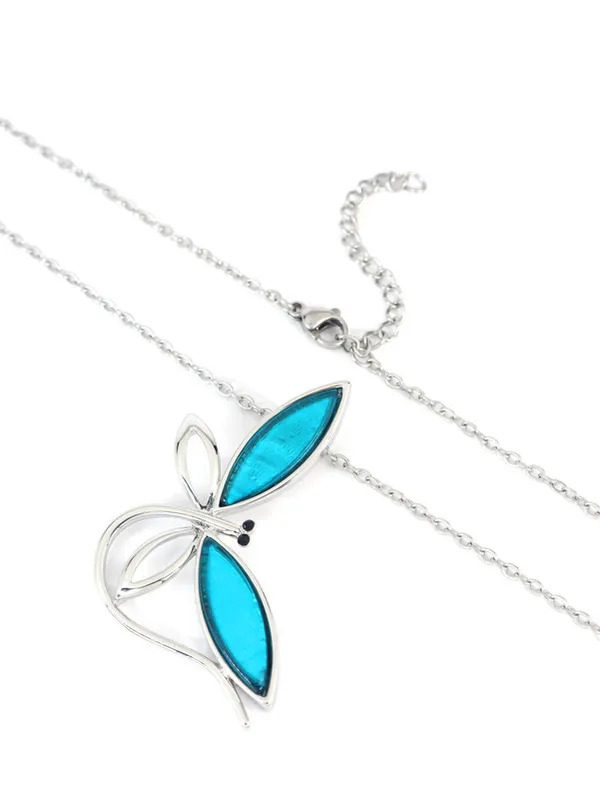 Multicolor_Stainless_Steel_18-Carat_Gold_Polish_Sky_Blue_Butterfly_Set_For_Women