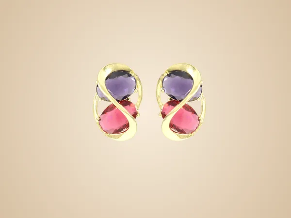 Multicolor_Stainless_Steel_18-Carat_Gold_Polish_Dual-Tone_Infinity_Set_For_Women