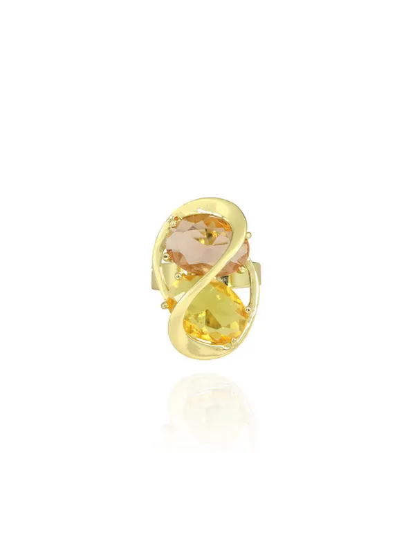 Multicolor_Stainless_Steel_18-Carat_Gold_Polish_Sunshine_Infinity_Set_For_Women
