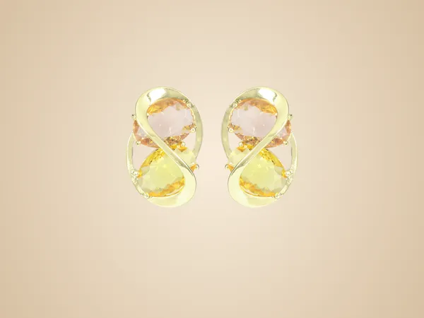 Multicolor_Stainless_Steel_18-Carat_Gold_Polish_Sunshine_Infinity_Set_For_Women