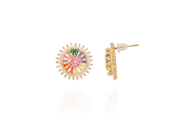 Multicolor_Stainless_Steel_18-Carat_Gold_Polish_Rainbow_Burst_Set_For_Women