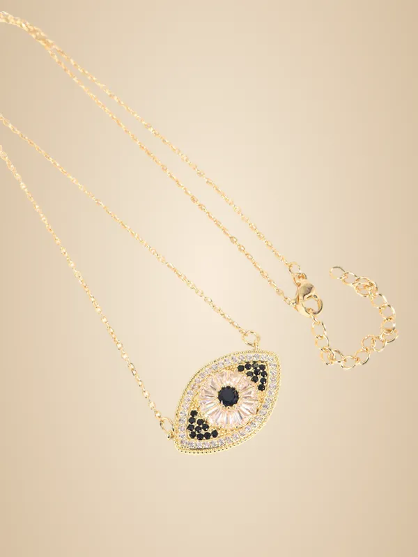 Multicolor_Stainless_Steel_18-Carat_Gold_Polish_Mystic_Eye_Set_For_Women