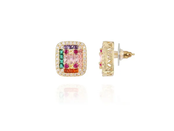 Multicolor_Stainless_Steel_18-Carat_Gold_Polish_Regal_Prism_Set_For_Women