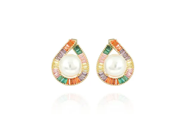 Multicolor_Stainless_Steel_18-Carat_Gold_Polish_Pearl_Rainbow_Radiance_Set_For_Women