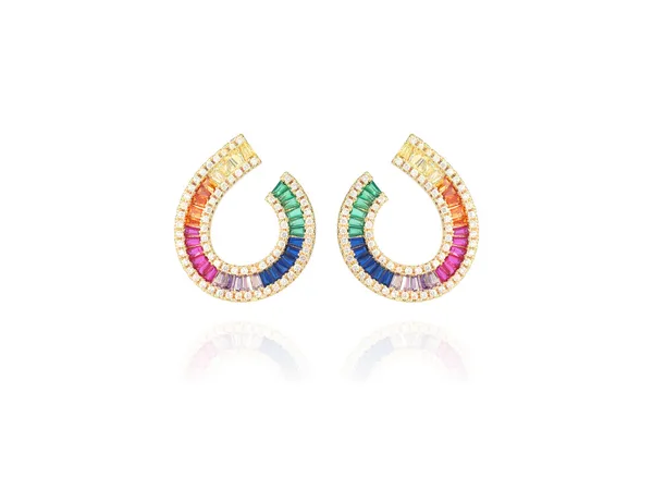 Multicolor_Stainless_Steel_18-Carat_Gold_Polish_Rainbow_Curve_Set_For_Women