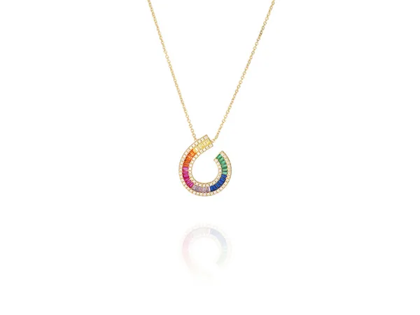 Multicolor_Stainless_Steel_18-Carat_Gold_Polish_Rainbow_Curve_Set_For_Women