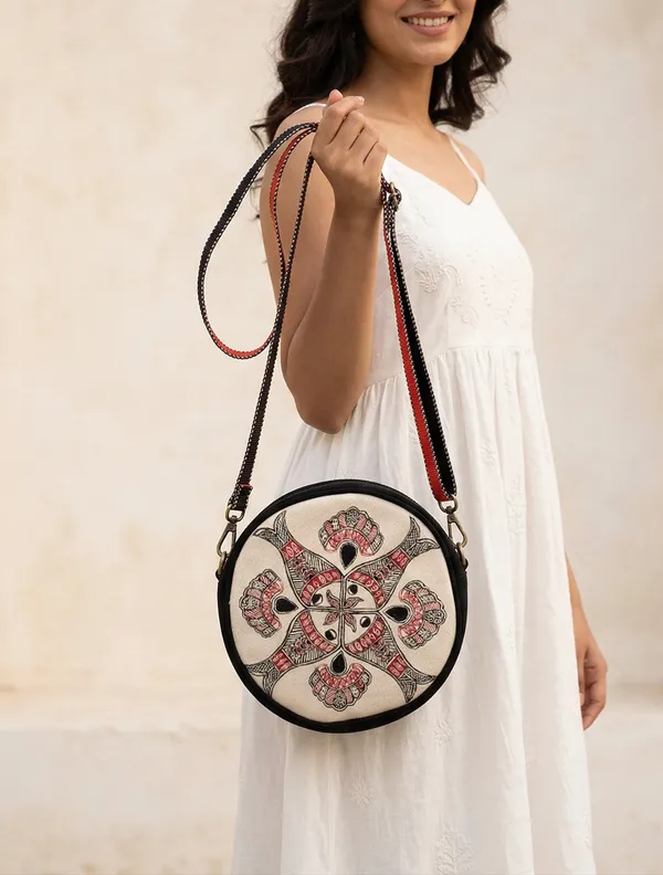 Black_Recycled_Canvas_Premium_&_Elegant_Sling_Bag_For_Women